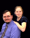 John and Kristen on black